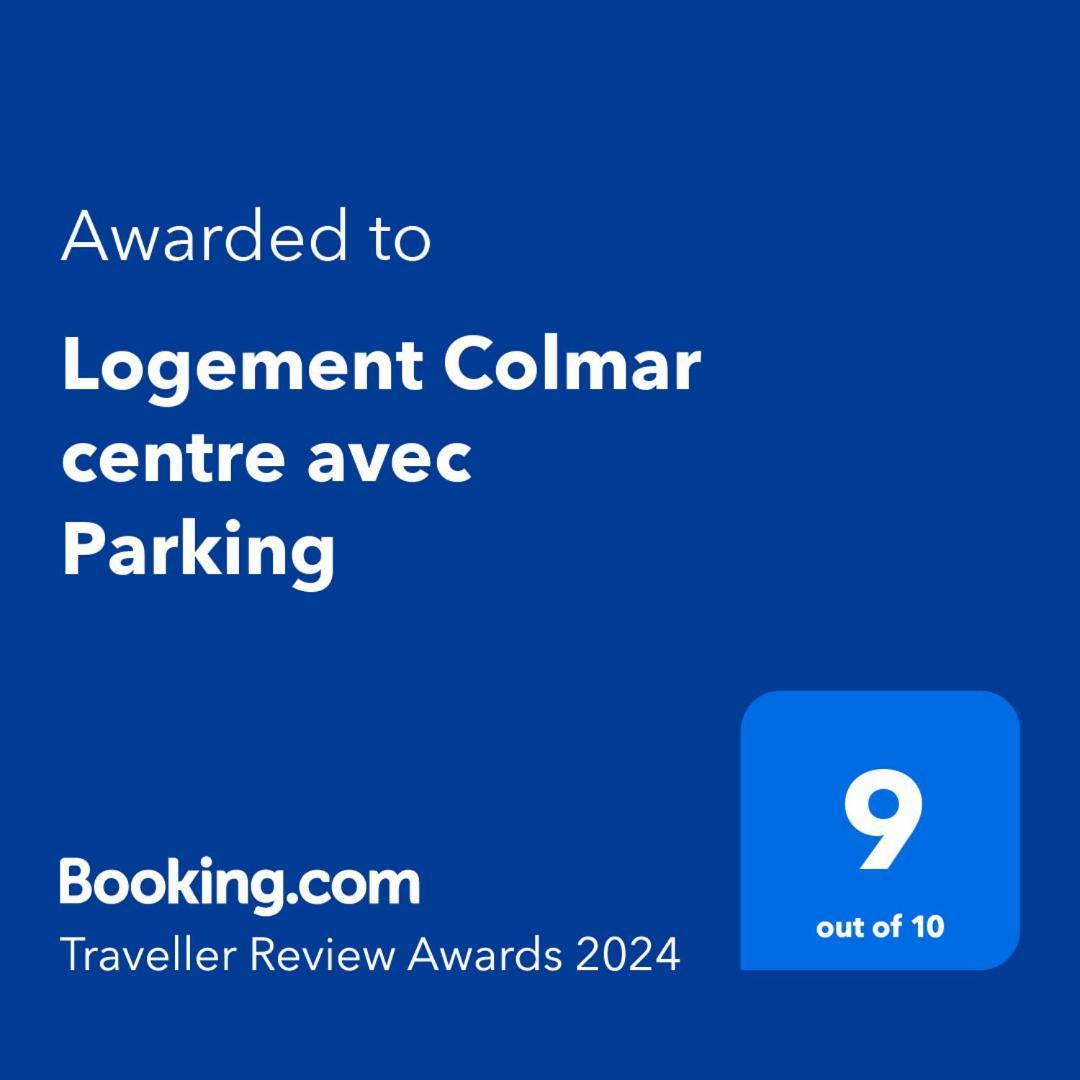 Logement Colmar Centre Avec Parking Exterior photo